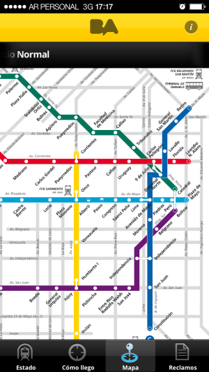 Plano del subte