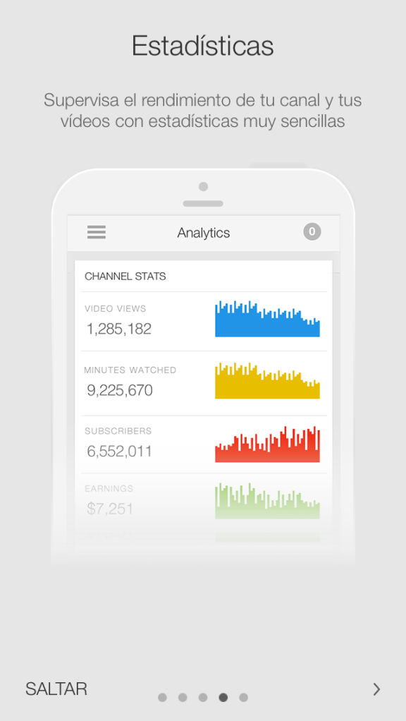 Las estadísticas de tus videos