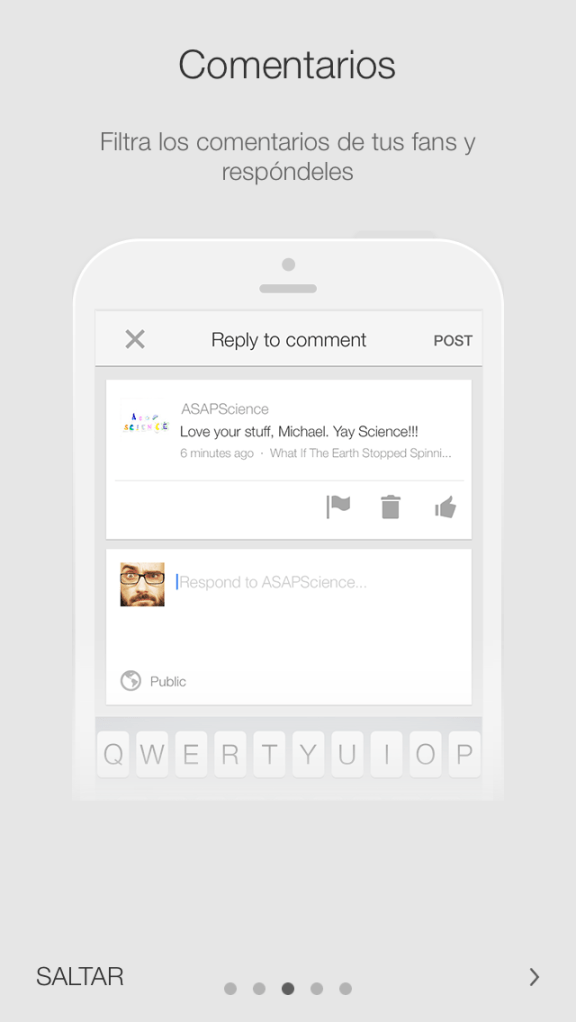 Administrar comentarios