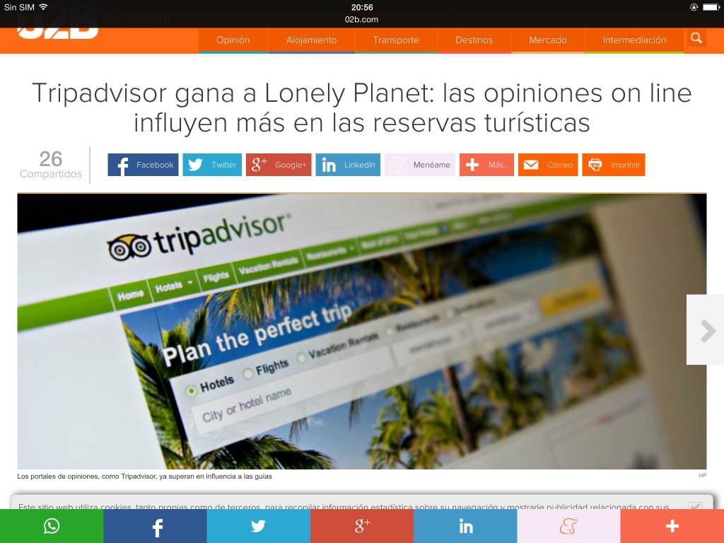 Las experiencias cada vez mas influyentes