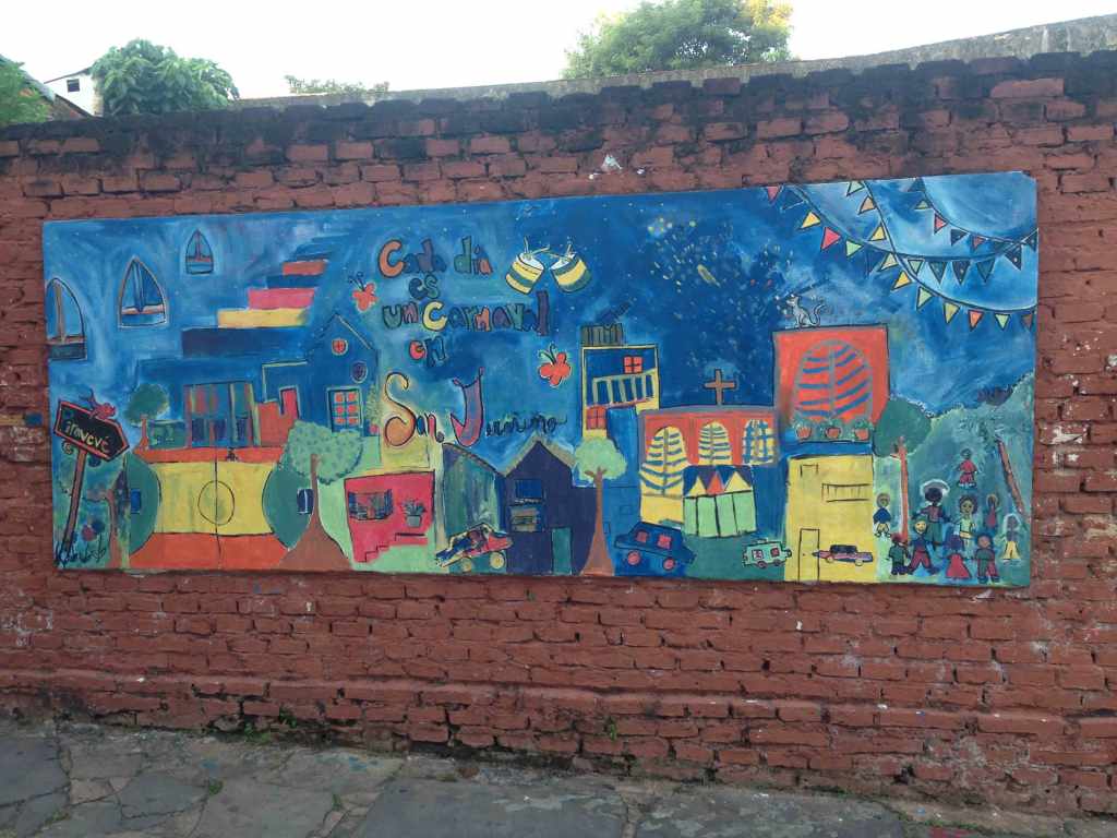 Mural en el Barrio San Jerónimo