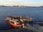 Muelle sobre el río Paraguay