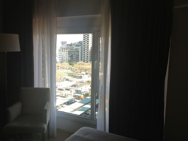 Vista de las habitaciones