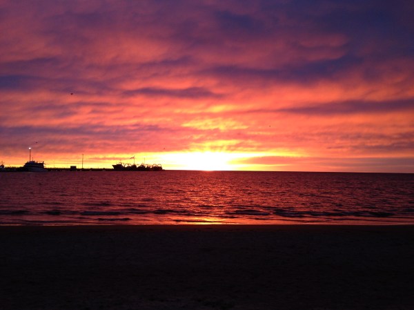 Amanecer en Madryn Madryn