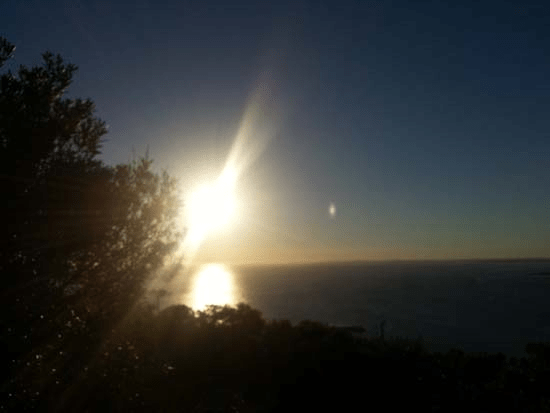 Puesta de sol desde Co. San Antonio Puesta de sol