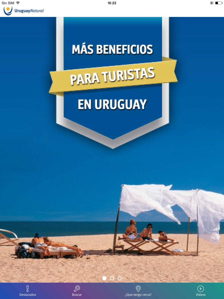 Portada de la aplicación