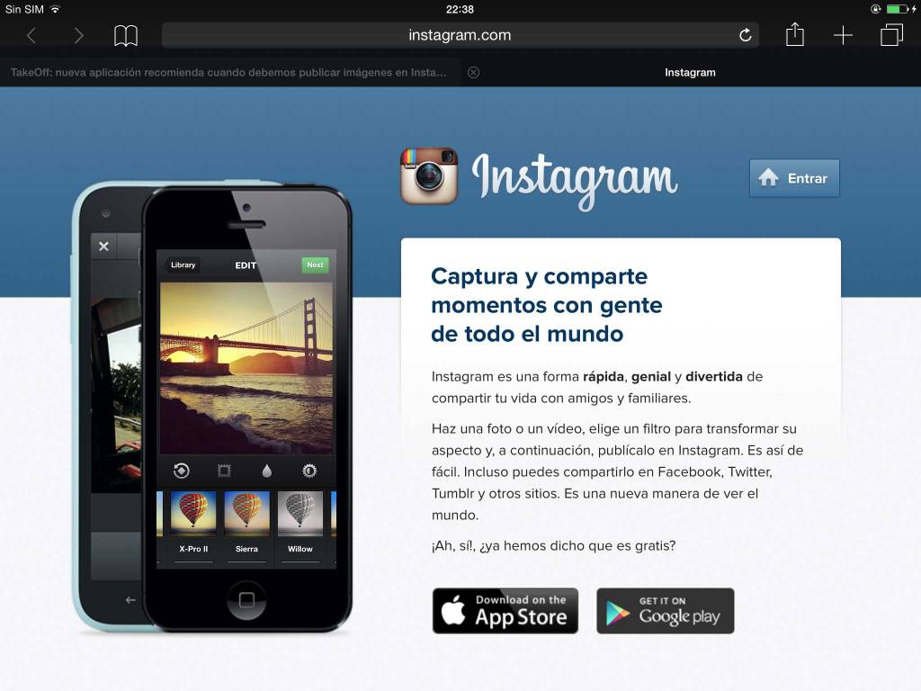 Take Off y a programar publicaciones en&nbsp;Instagram