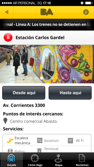 Información estación