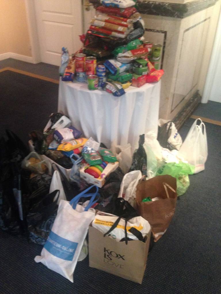 Donaciones de los participantes