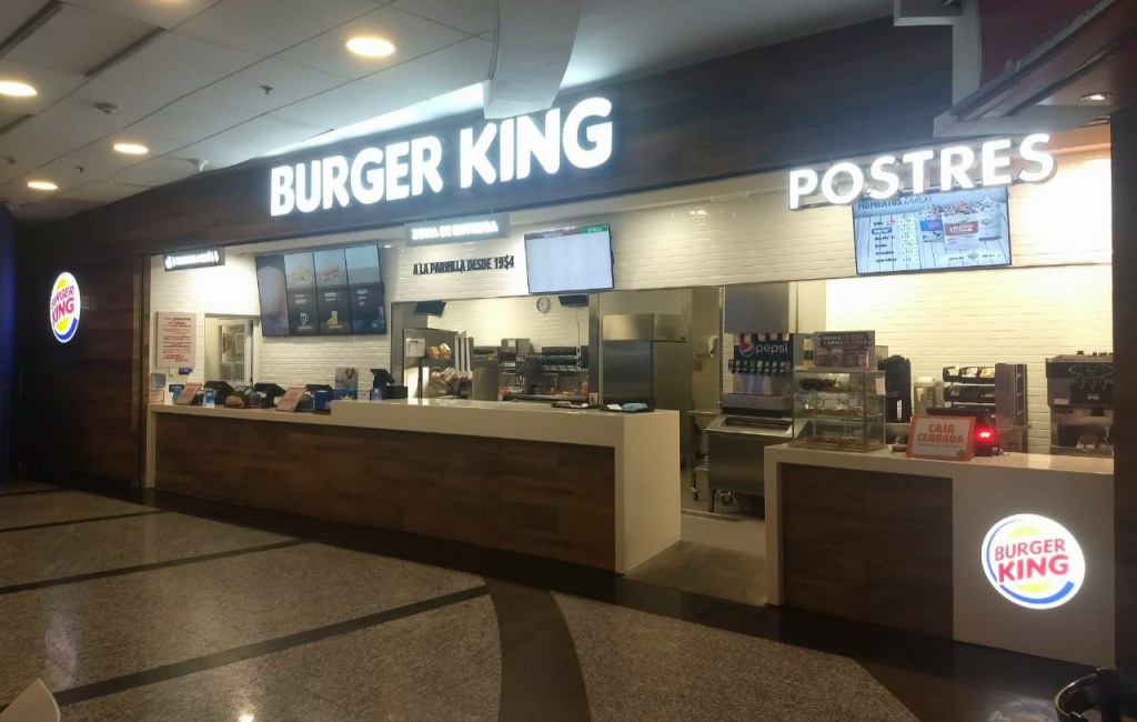 Burguer King en&nbsp;aeroparque